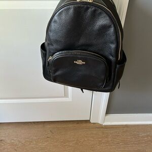 Coach leather backpack
